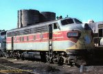 Conrail, CR 1891 F7a, at ex-Erie Croxton engine terminal Secaucus, New Jersey. May 10, 1977. 